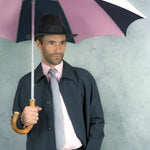 Pink & Navy Golf Umbrella