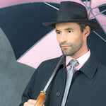 Pink & Navy Golf Umbrella