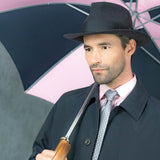 Pink & Navy Golf Umbrella