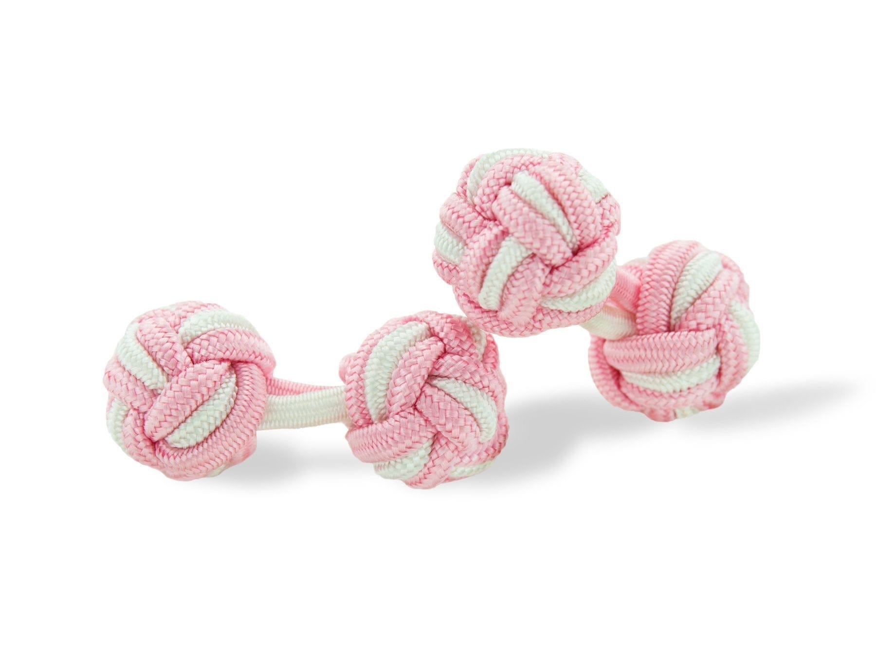 Pink & White Knot Links