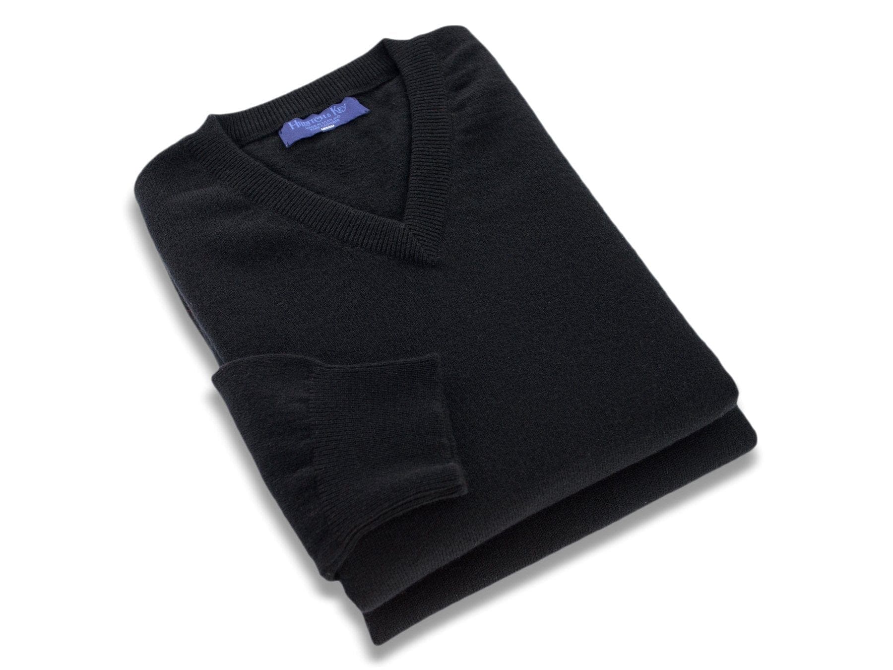 Plain Black Cashmere Sweater