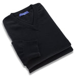Plain Black Cashmere Sweater