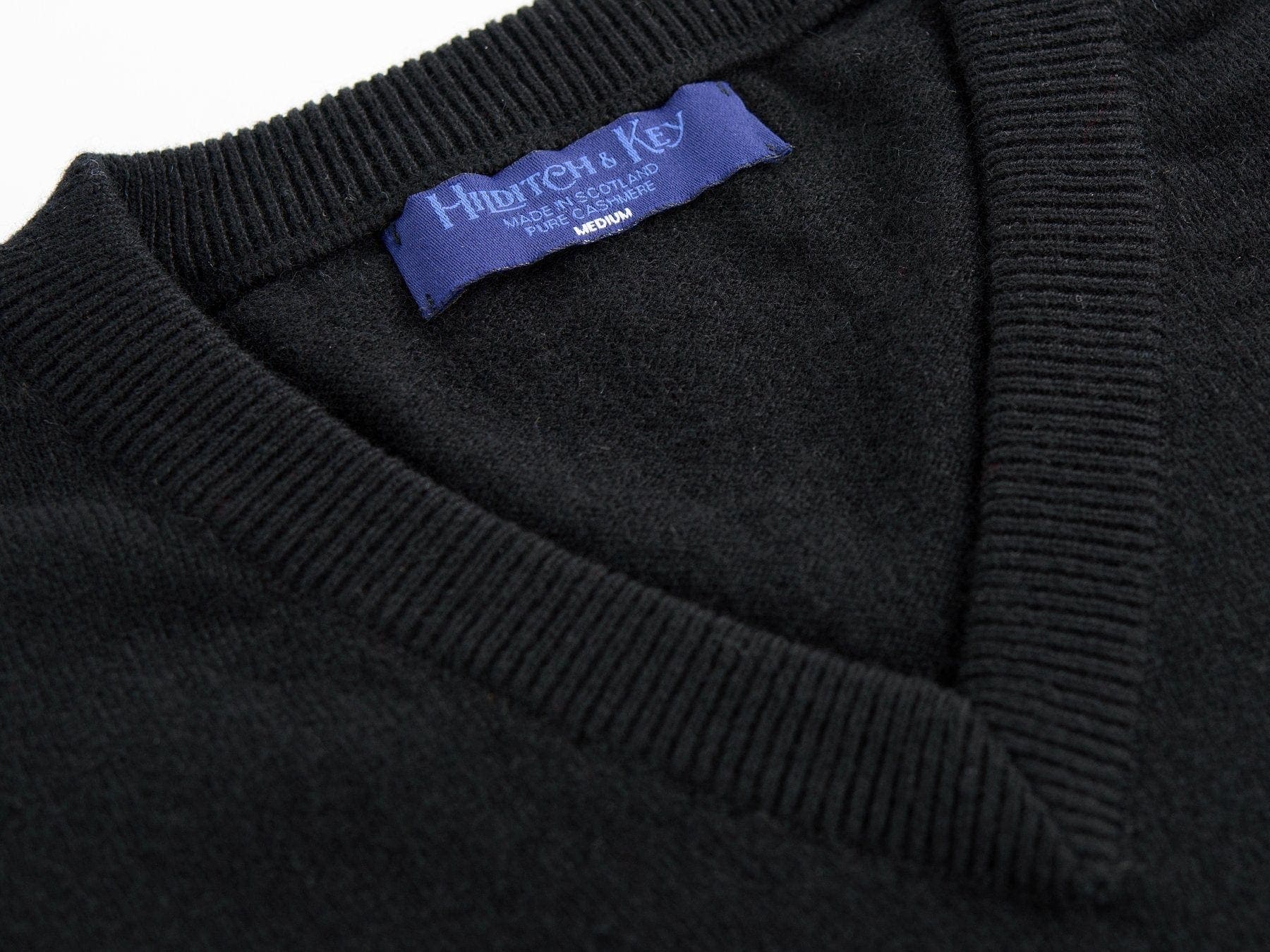 Plain Black Cashmere Sweater