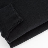 Plain Black Cashmere Sweater