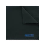 Plain Black Silk Handkerchief