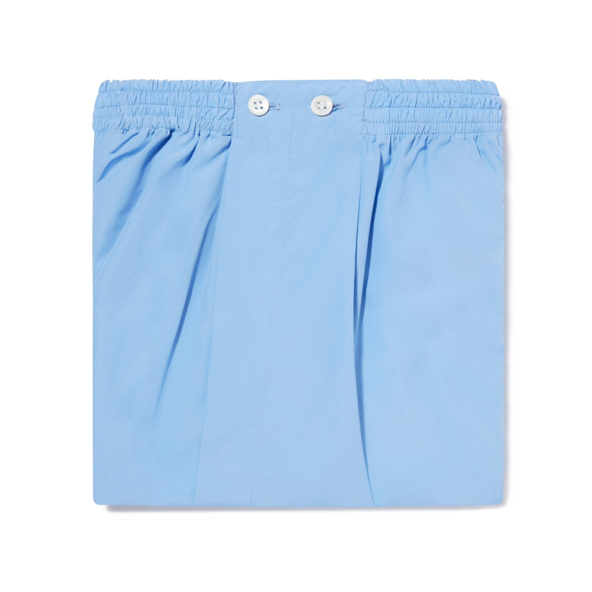 Plain Blue 100% Cotton Boxer Short