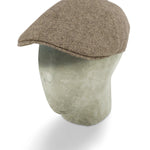 Plain Brown Wool Roma Cap