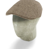 Plain Brown Wool Roma Cap