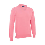 Plain Hilma Pink 2-Ply Cashmere V-Neck Sweater
