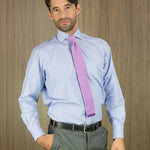 Plain Lilac Cotton Tie