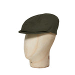 Plain Olive Waxed Cotton Toni Cap