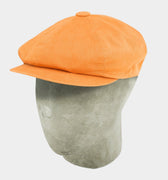 Plain Orange Cotton Gatsby Cap