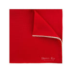 Plain Red Silk Handkerchief