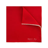Plain Red Silk Handkerchief