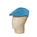Plain Summer Blue Cotton Roma Cap