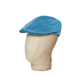 Plain Summer Blue Cotton Roma Cap
