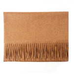Plain Vicunna Embroidered Cashmere Scarf