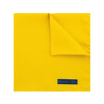Plain Yellow Silk Handkerchief
