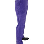 Purple Cotton Corduroy Trousers