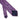 Purple Woven Silk Tie with White & Blue Circles