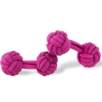 Raspberry Pink Knot Links