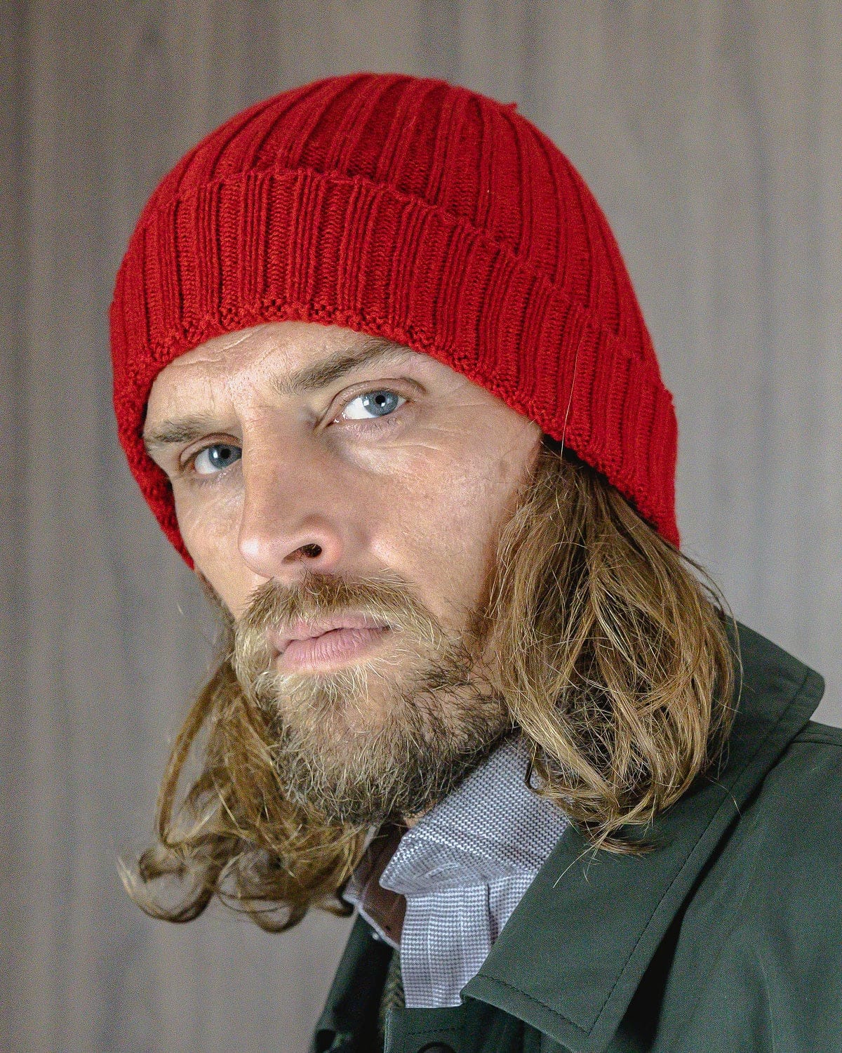 Ruby Red Cashmere Beanie