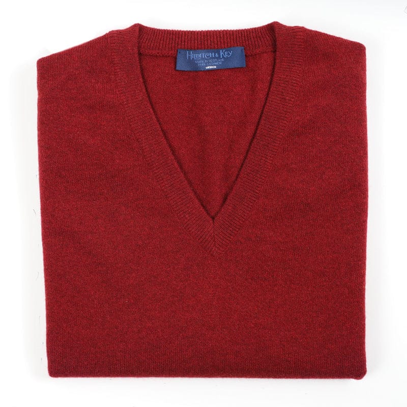 Russet Red Cashmere Vest