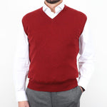 Russet Red Cashmere Vest