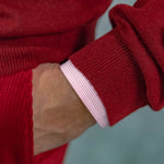 Russet Red Crew Neck 100% Cashmere Sweater