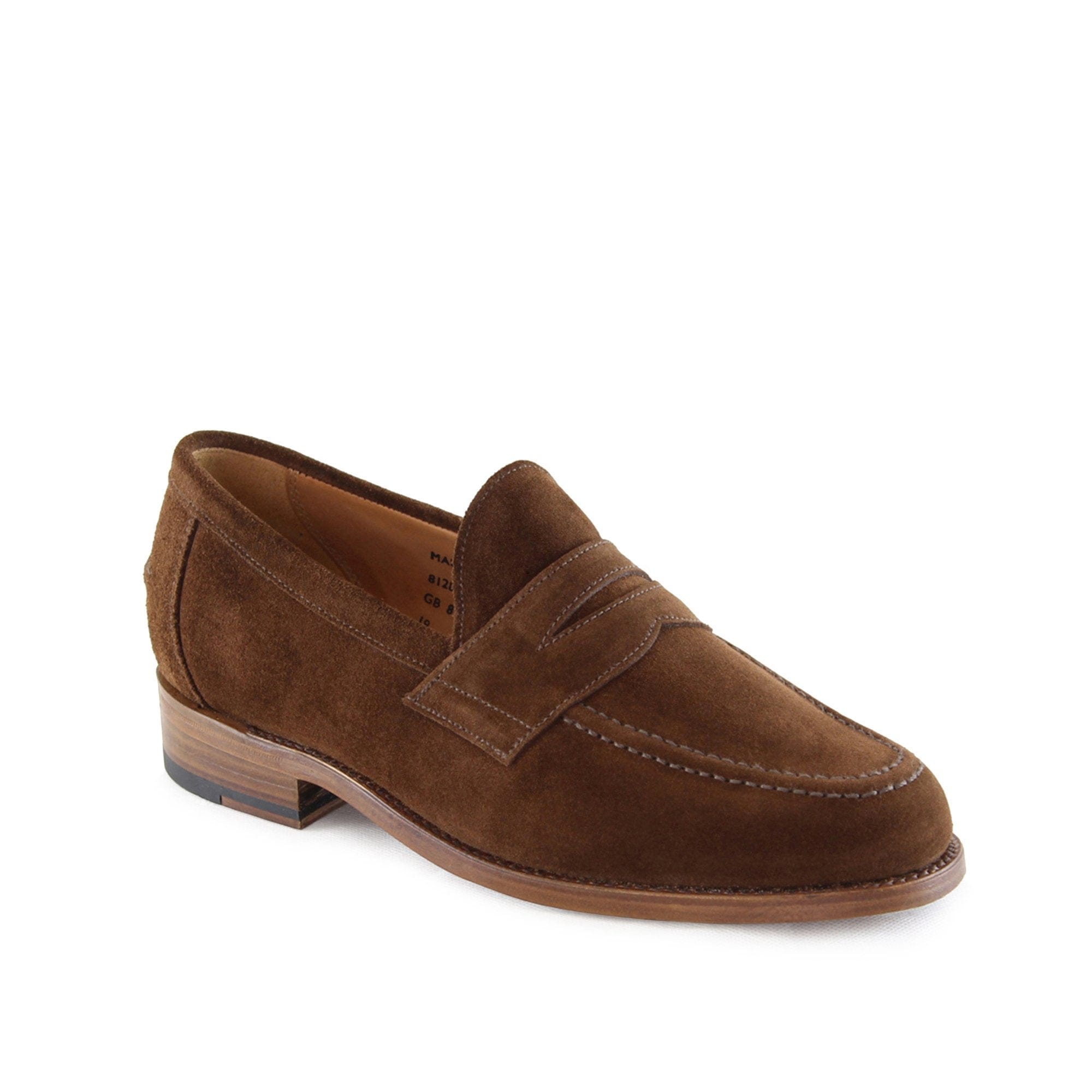 Sanders Aldwych Polo Snuff Suede Penny Loafer