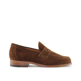 Sanders Aldwych Polo Snuff Suede Penny Loafer