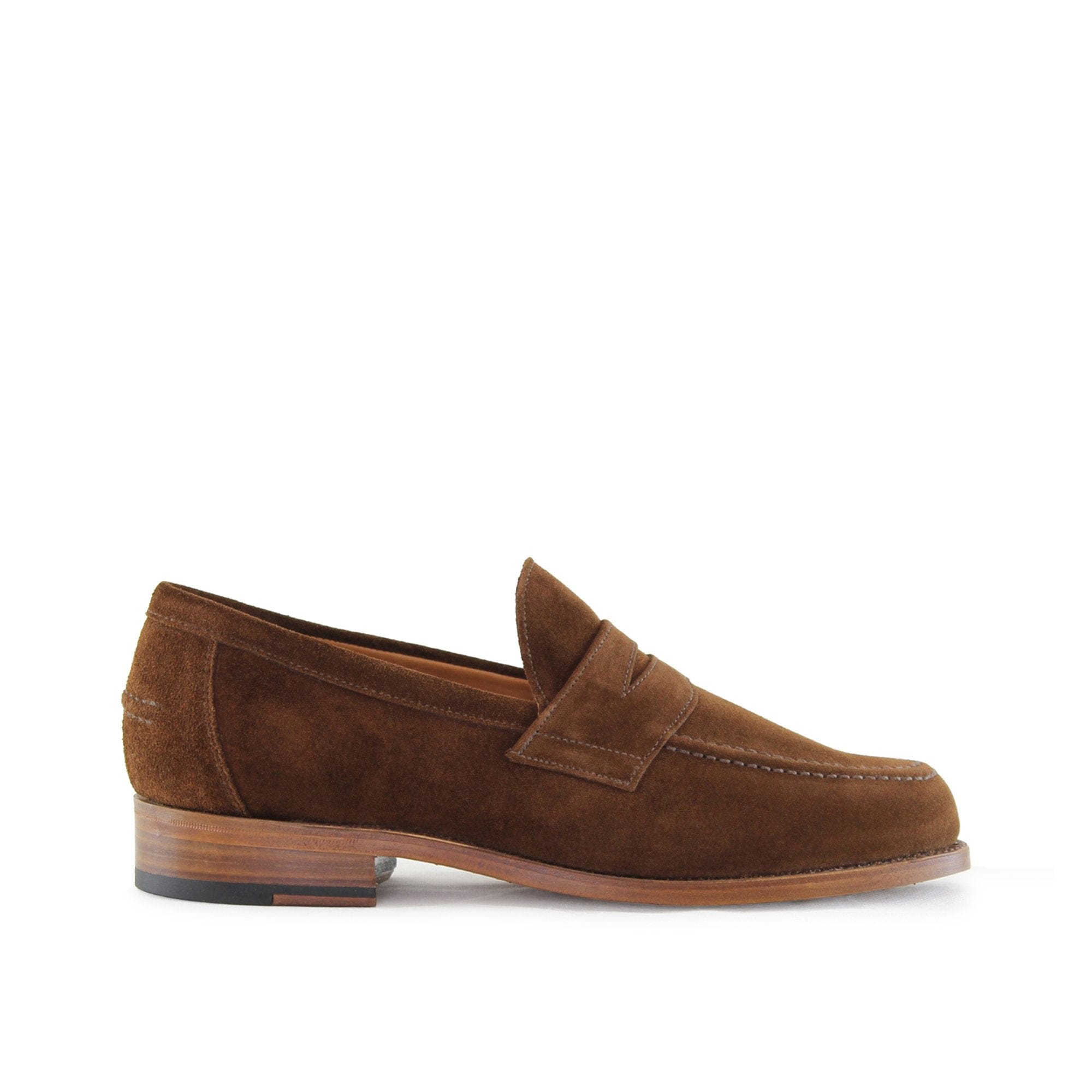 Sanders Aldwych Polo Snuff Suede Penny Loafer