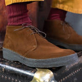 Sanders Hi Top Polo Snuff Suede Chukka Boot