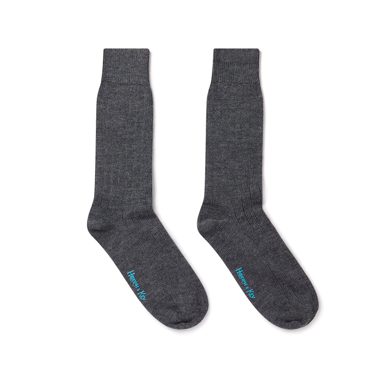 Short Grey Heavy Sports Wool Socks