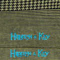 Short Lime Green & Navy Houndstooth Cotton Socks
