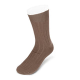 Short Mid Brown Heavy Sports Wool Socks