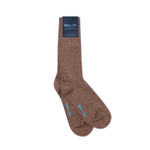 Short Mid Brown Heavy Sports Wool Socks