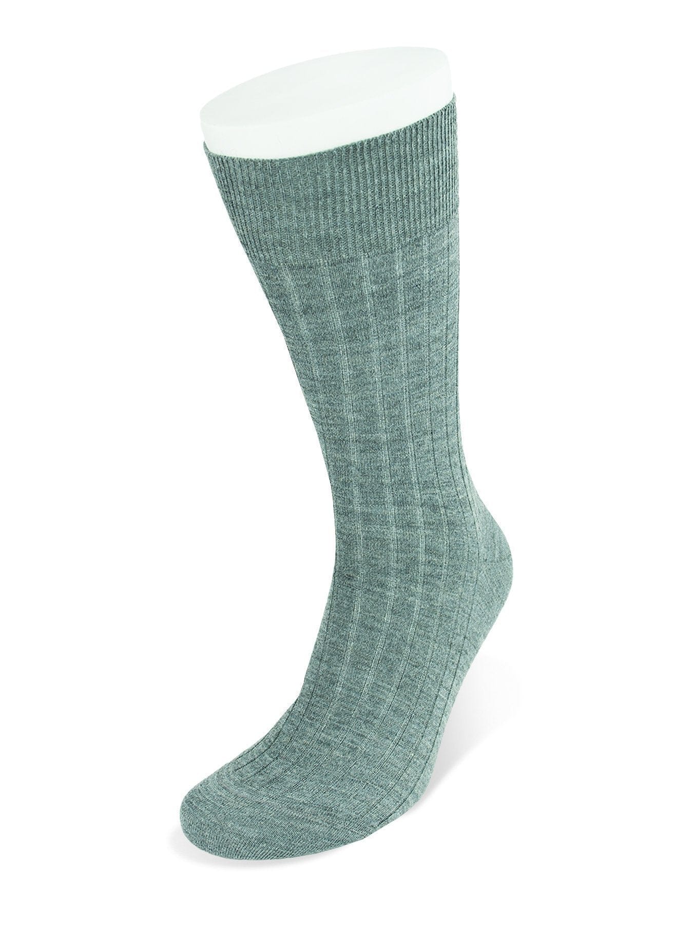 Short Mid Grey Wool Socks