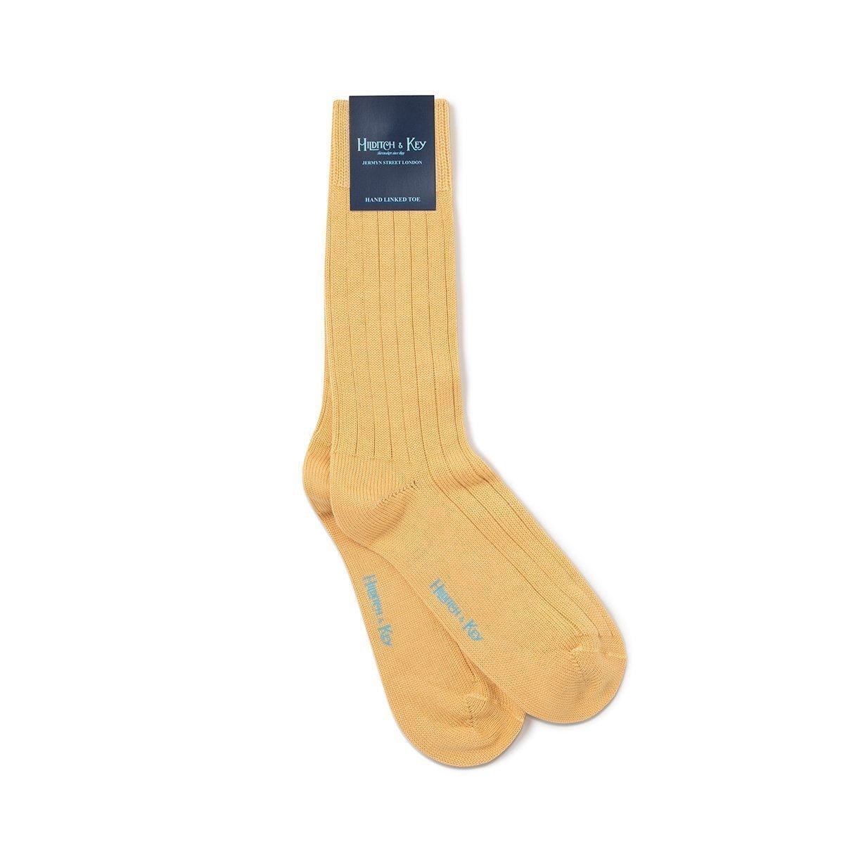 Short Mid Yellow Heavy Sports Wool Socks