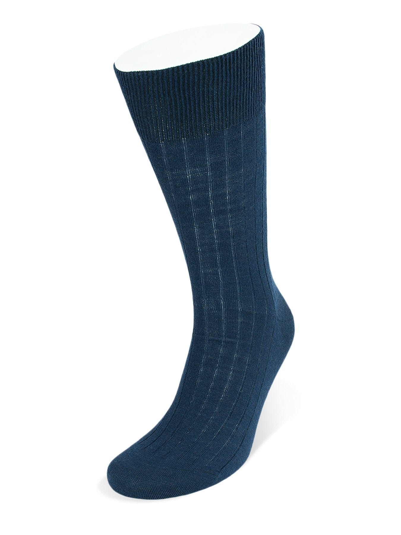 Short Navy Wool Socks