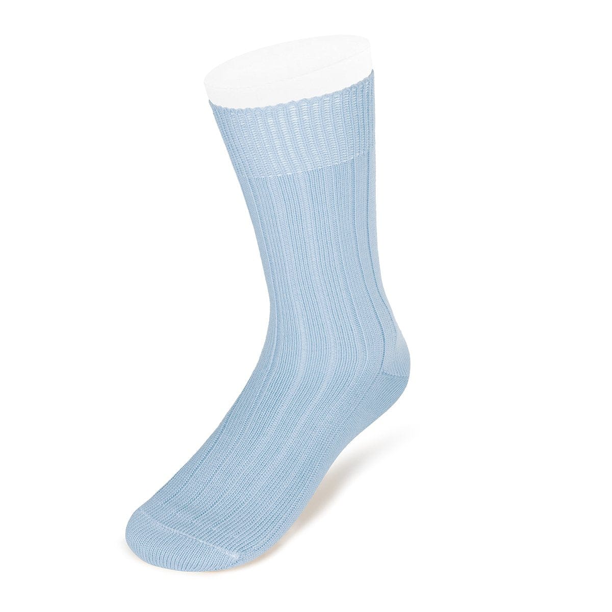 Short Pale Blue Heavy Sports Wool Socks