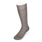 Short Plain Grey Cotton Socks