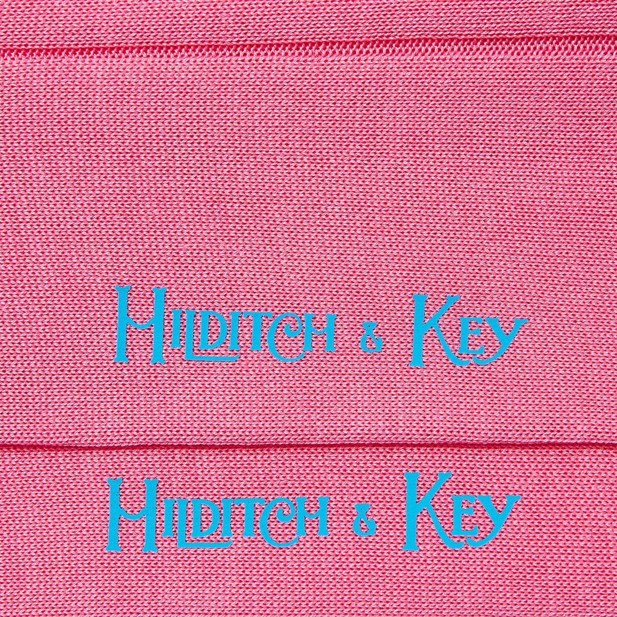 Short Plain Pink Cotton Socks