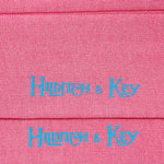 Short Plain Pink Cotton Socks