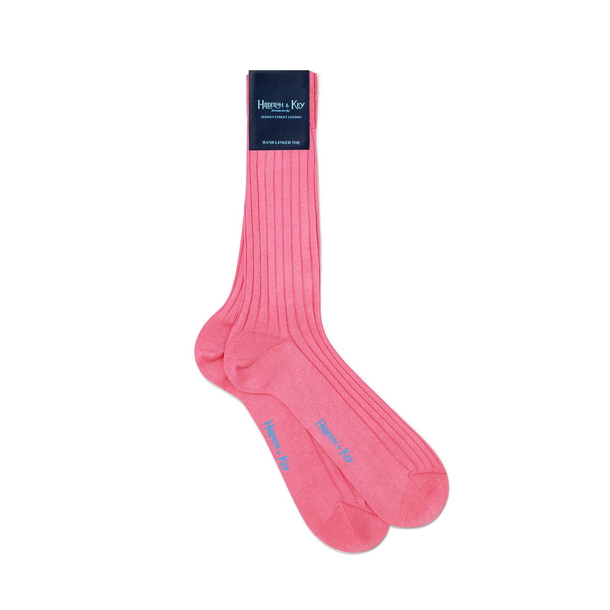 Short Plain Pink Cotton Socks