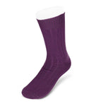 Short Purple Heavy Sports Wool Socks