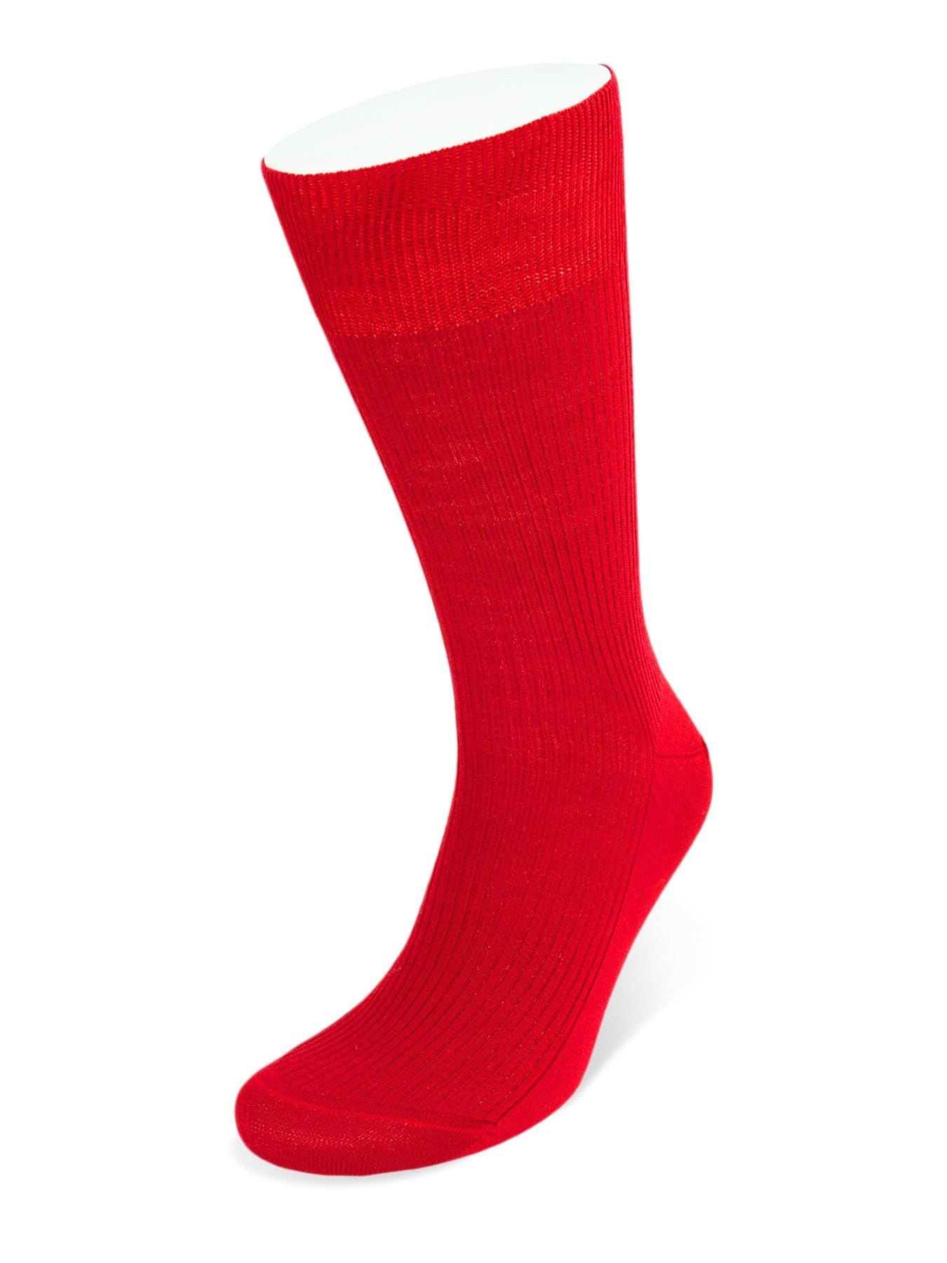 Short Red Wool Socks