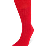 Short Red Wool Socks