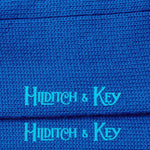 Short Royal Blue Heavy Sports Wool Socks