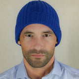 Sophia Blue Cashmere Beanie